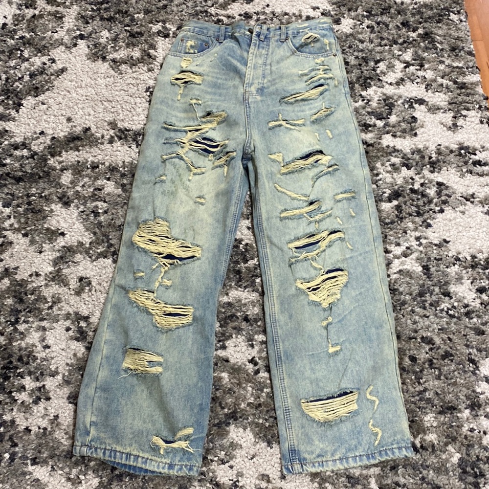 Baggy Ripped Jeans Pants